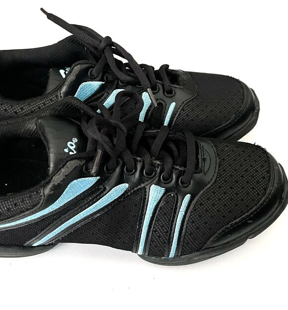 Capezio Accessories - Capezio Bolt Dansneaker DS30 Women's  Black & Aqua Dance Shoe Sneaker Size 7